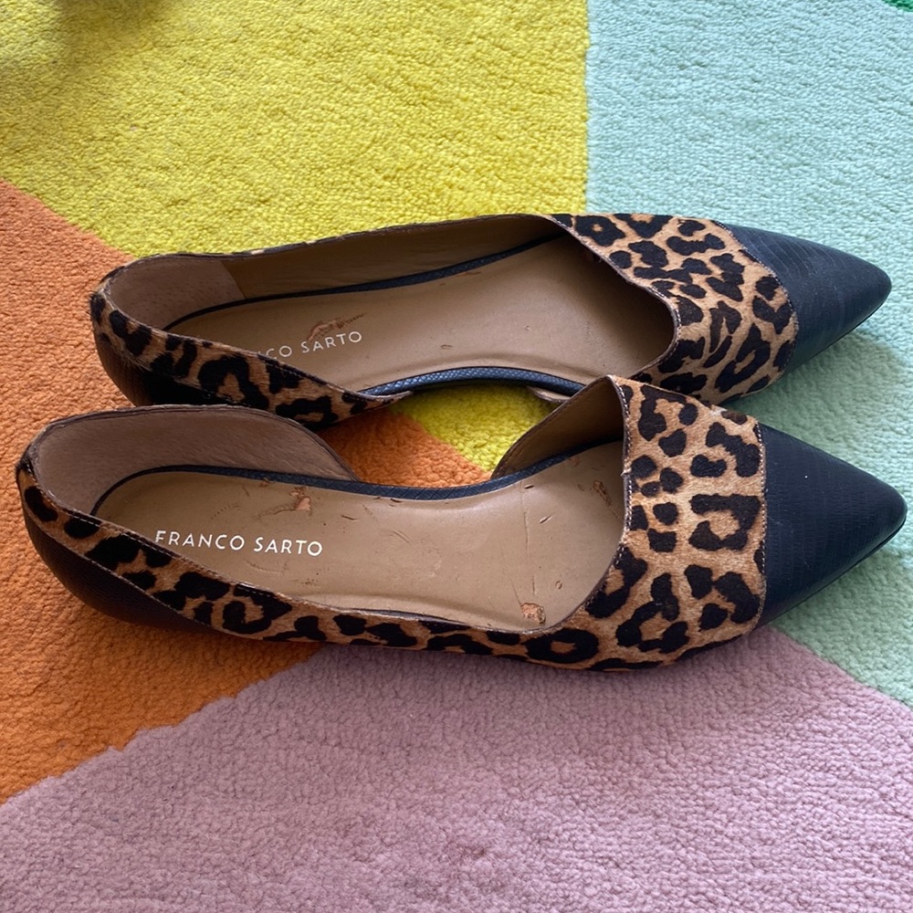Unworn Franco Sarto Flats - rips inside